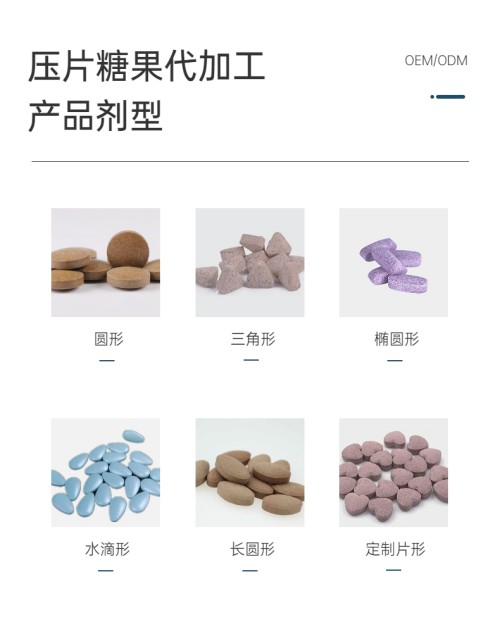 壓片糖果代加工廠家可定制的部分劑型